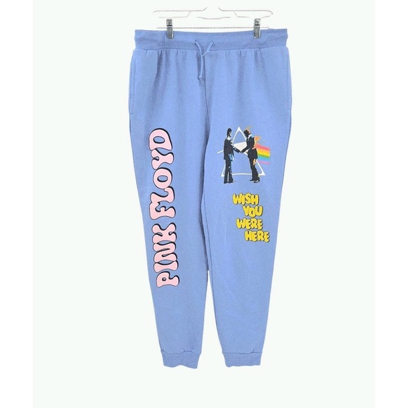 Pink Floyd Jogger Style Sweatpants Wish You Were Here Men's Large Women's XL - Picture 3 of 11